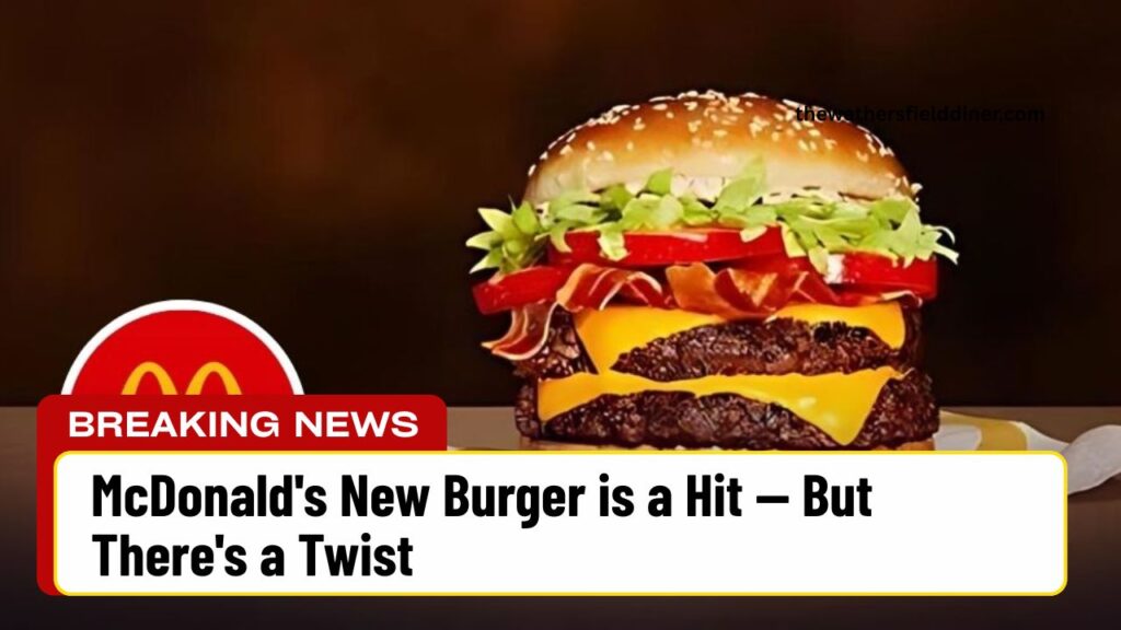 McDonald's New Burger is a Hit — But There's a Twist