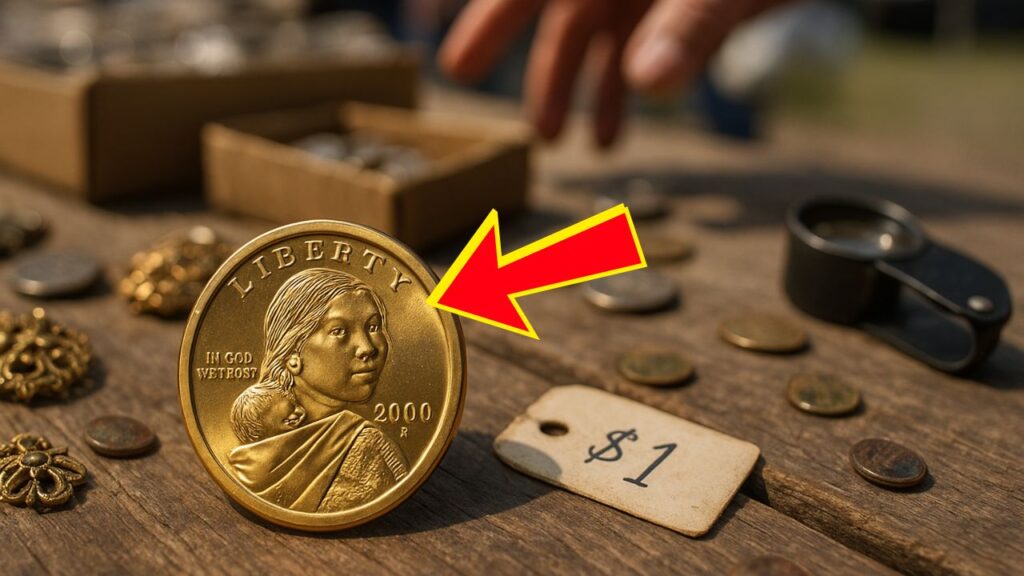Rare 2000-P Sacagawea Dollar Found at Flea Market Turns Out to Be Worth a Fortune